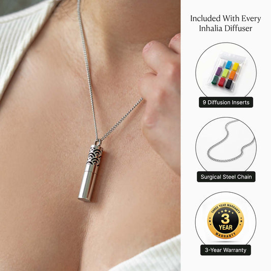 Inhalia™ | Refillable Diffuser Necklace