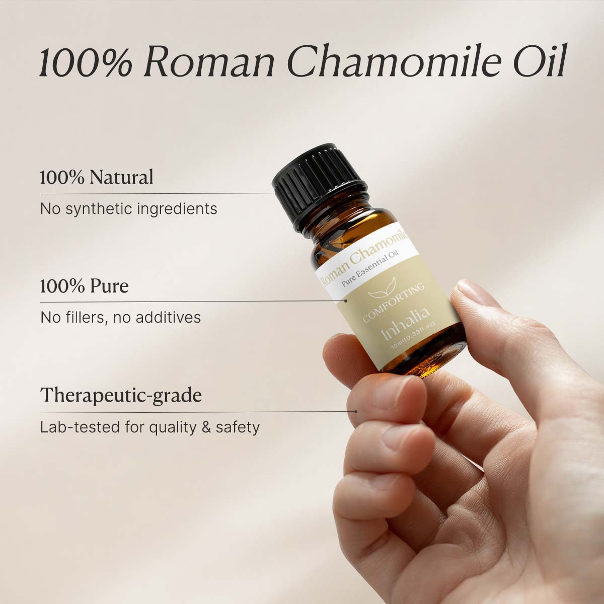 Roman chamomile essential oil for relaxation and better sleep support